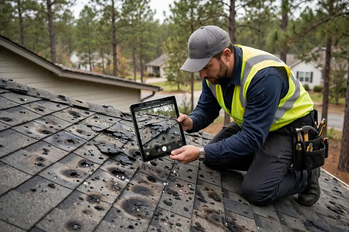 Sustitución de techo por reclamación de seguro en Shepherd, TX - Roof Replacement Pros, Huntsville, TX