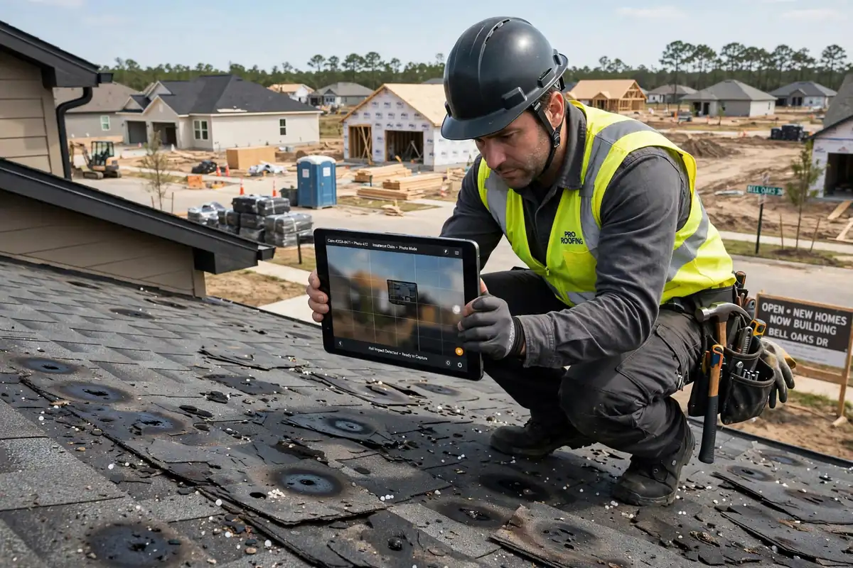 Sustitución de techo por reclamación de seguro en Willis, TX - Roof Replacement Pros, Huntsville, TX