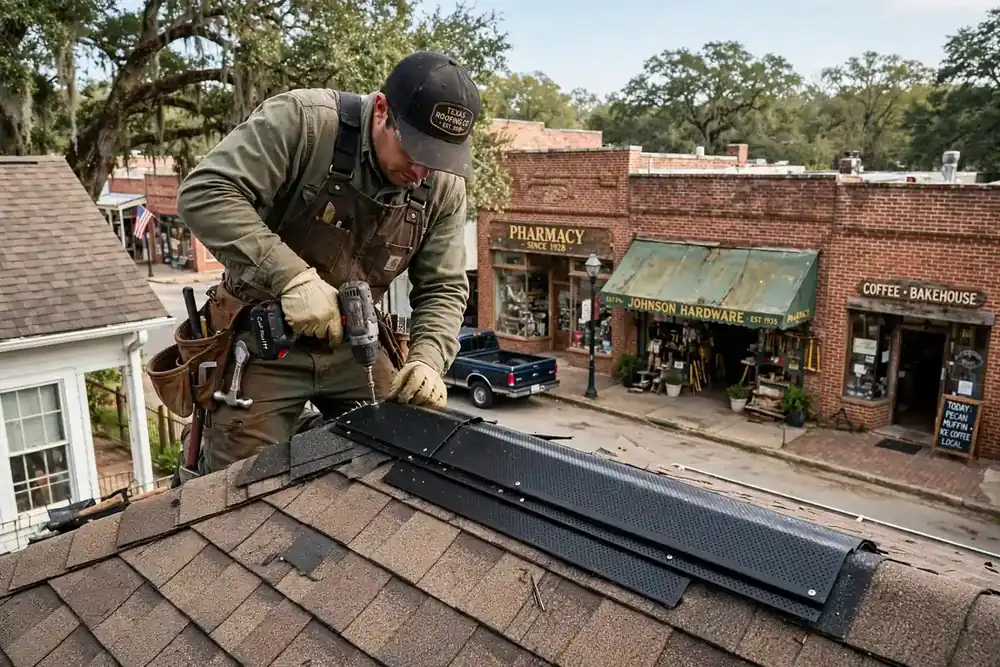 Mejora de la ventilación del techo en Crockett, TX - Roof Replacement Pros, Huntsville, TX