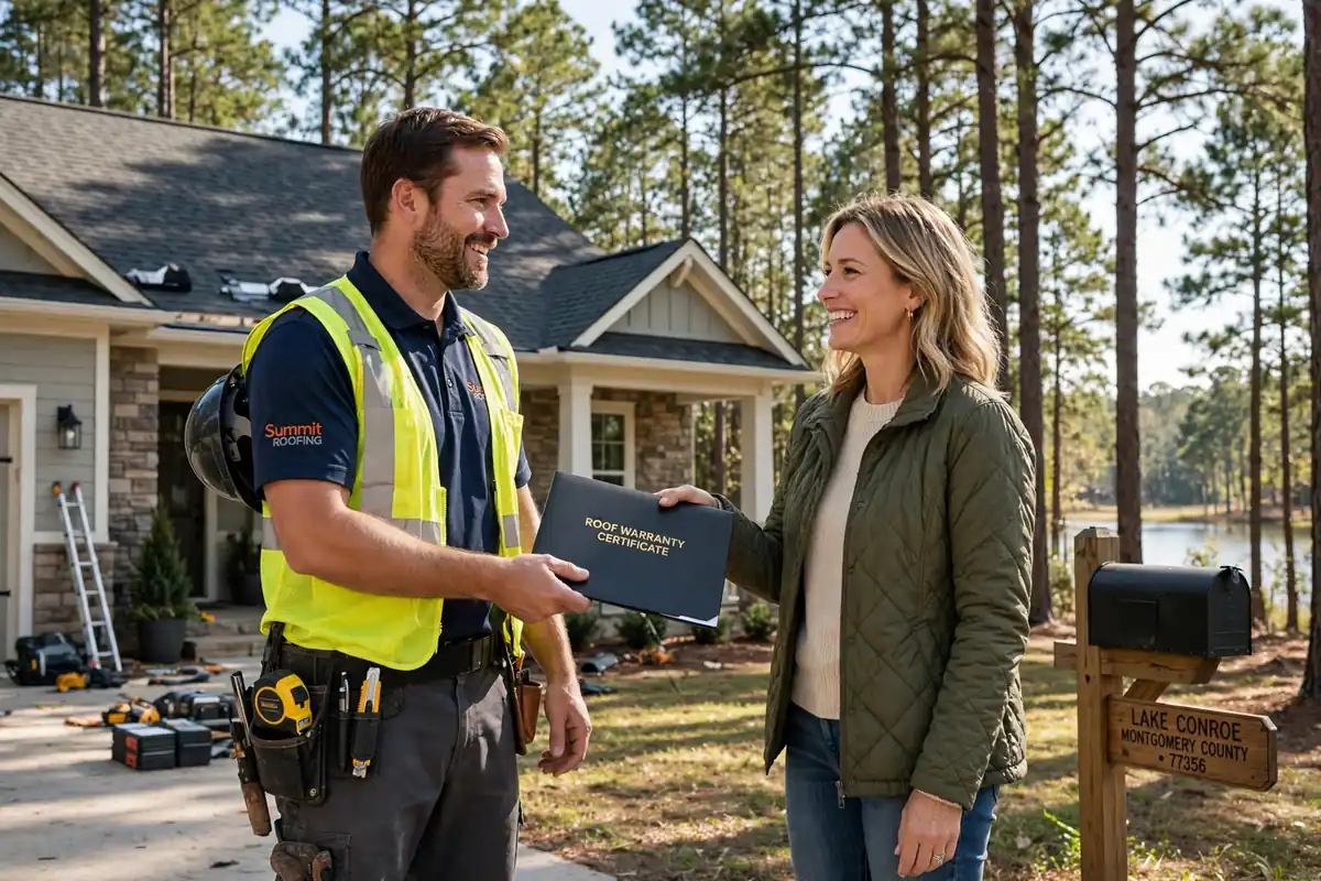 Garantías de reemplazo del techo en Conroe, TX - Roof Replacement Pros, Huntsville, TX