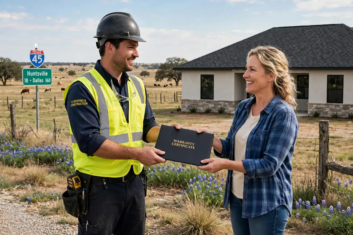 Garantías de reemplazo del techo en Madisonville, TX - Roof Replacement Pros, Huntsville, TX