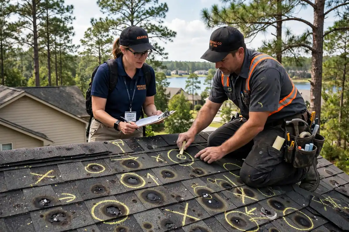 Storm Damage Roof Replacement in Conroe, TX — Roof Replacement Pros, Huntsville, TX