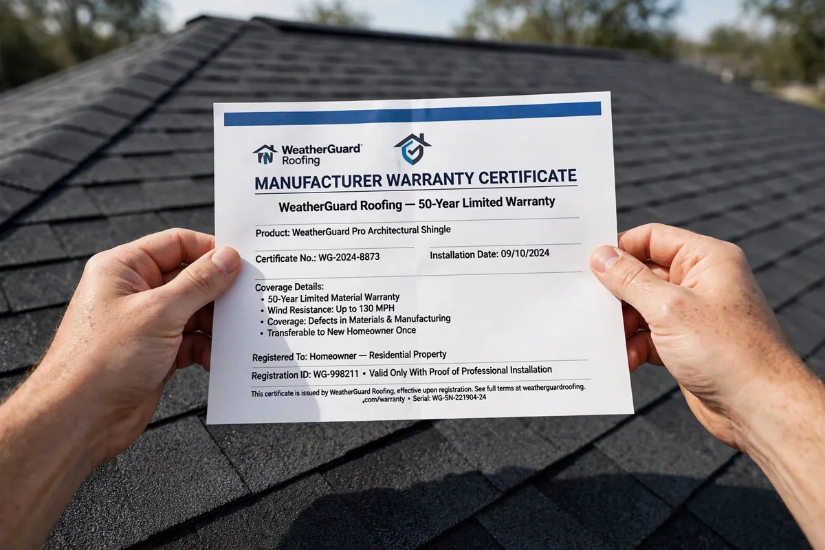 Guía de techos: nueva garantía del techo explicada en Huntsville, TX - Roof Replacement Pros, Huntsville, TX