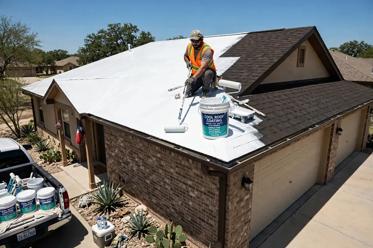 Reemplazo de techo refrigerado energéticamente eficiente en Huntsville, TX - Roof Replacement Pros, Huntsville, TX
